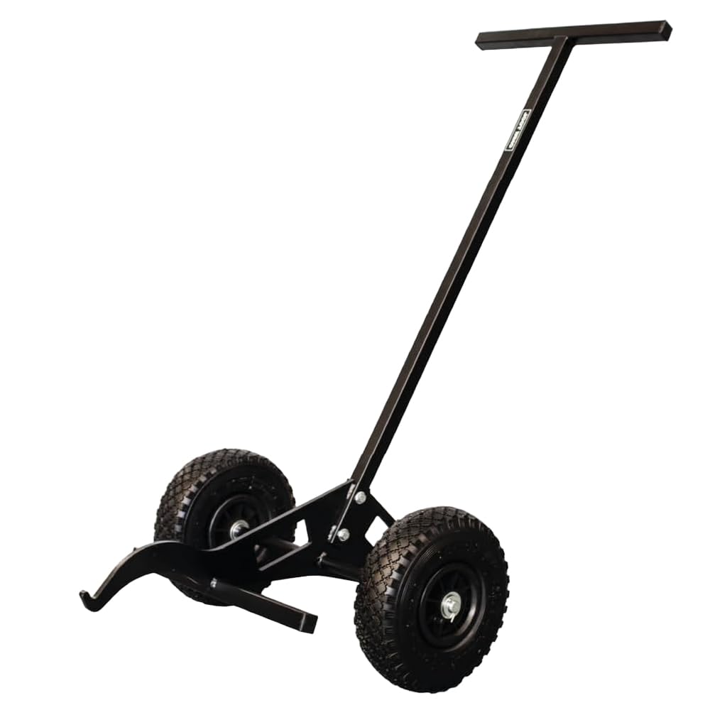 Lauco Grate Lifter Trolley | Heavy-Duty Grate Removal Tool for Spray Booths, Prep Bays - Ergonomic Design with 8” Wheels- 39113