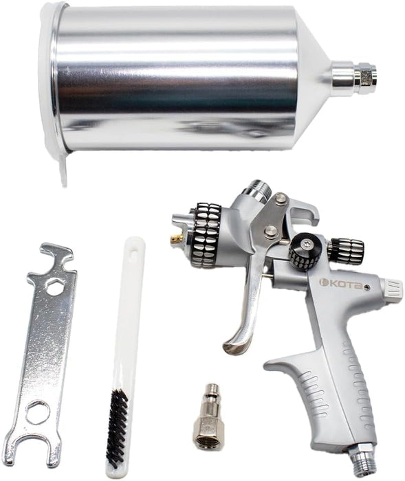 KOTA MP Spray Gun Nozzle – Medium Pressure Gravity Feed Paint Gun for Automotive, Carpentry, Industrial, and Decorative Painting (1.8 mm) 75916