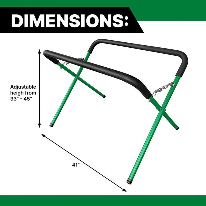 LAUCO Portable Workbench Folding Stand, 500 Pound Capacity Foldable Portable Work Stand , Heavy-Duty Bumper Stand for Garage and Shop 64690