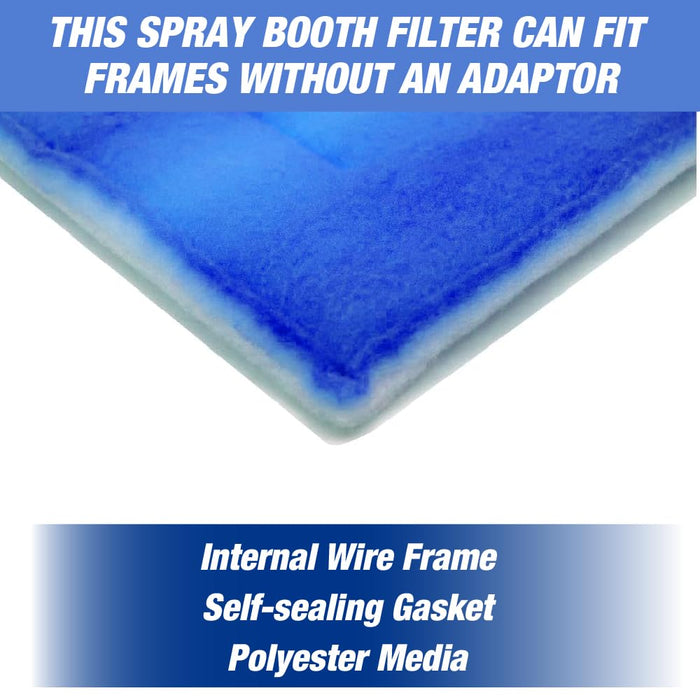 US Filters Paint Booth Tacky Intake Filter Pad Tacky Spray Booth Intake Filter Paint Booth Filters for Air Filter System Paint Booth Home (Internal Wire) - 20 Pack (20" x 20")