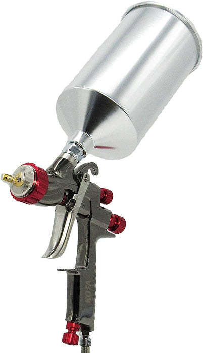 KOTA LVLP Spray Gun Paint 1.3 mm Nozzle with Aluminum Cup