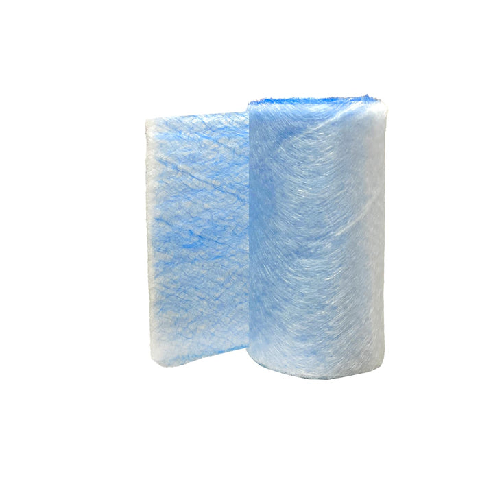 Lauco ﻿﻿Premium Paint Spray Booth Exhaust Filter Roll - 24 Inches x 100 Feet - 18 Gram Heavy-Duty Blue Fiberglass Paint Arrestor - Captures Traps Overspray Paint Particles in Autobody Booths 26456