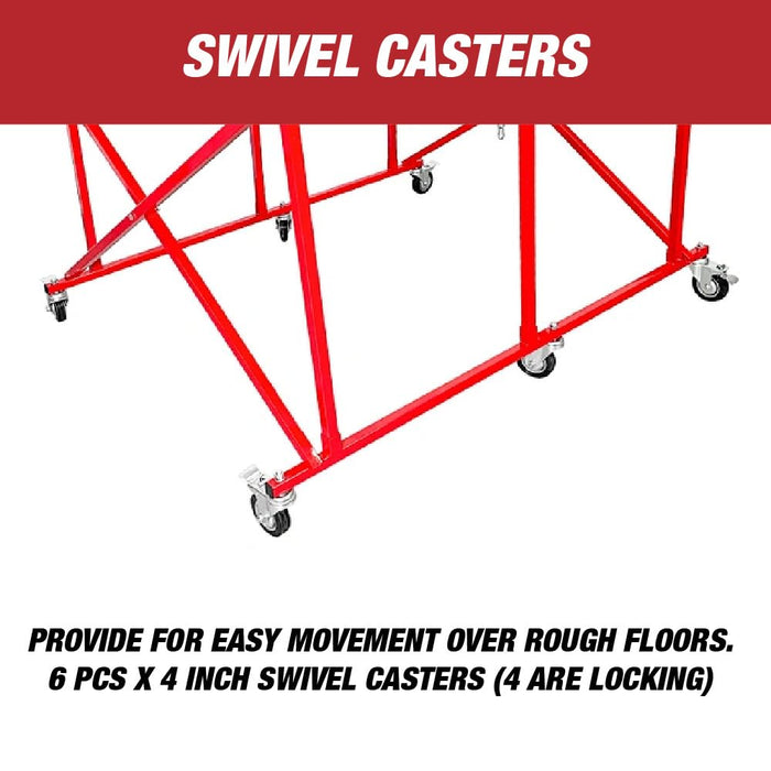 Folding Pick Up Bed Dolly - Easily Fold Large Auto Body Bed Cart that Holds up to 800 lbs, Pickup Dolly, Truck Bed Lifter, Automotive Body Cart, Pick Up Bed Stand, Truck Lift 01682
