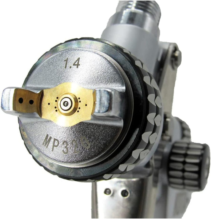 KOTA MP Spray Gun Nozzle – Medium Pressure Gravity Feed Paint Gun for Automotive, Carpentry, Industrial, and Decorative Painting (1.4 mm) 75914