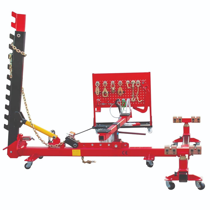 Auto Body Frame Puller Straightener with 85.4x74.8 in Steel Worktable
