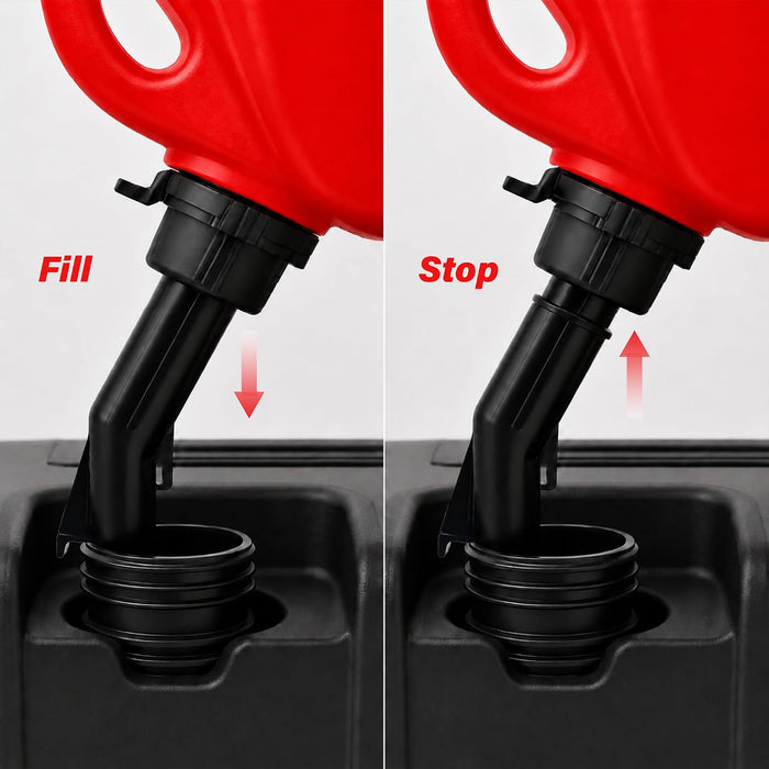 Gas Can Spout Replacement 3-Piece, Fuel Can Nozzle Kit