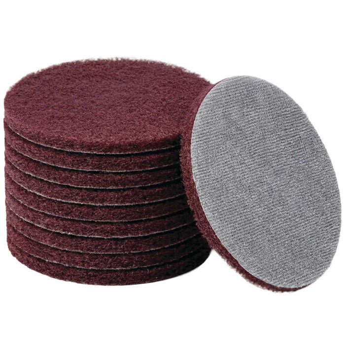 Gold MAXX Scuff Pads Red/Grey 25 Sheets per Box - Very Fine and Ultra Scuff Pads (6" Very Fine)