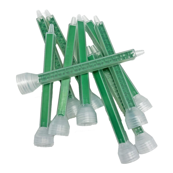 Mixing Nozzle for Sealants, Cascade Mix/Meter Nozzle, Manual/Pneumatic Applicator Use (50) Fits 200mL cartridges for Silicone Adhesive (1:1 & 2:1 Ratios) SMG0050