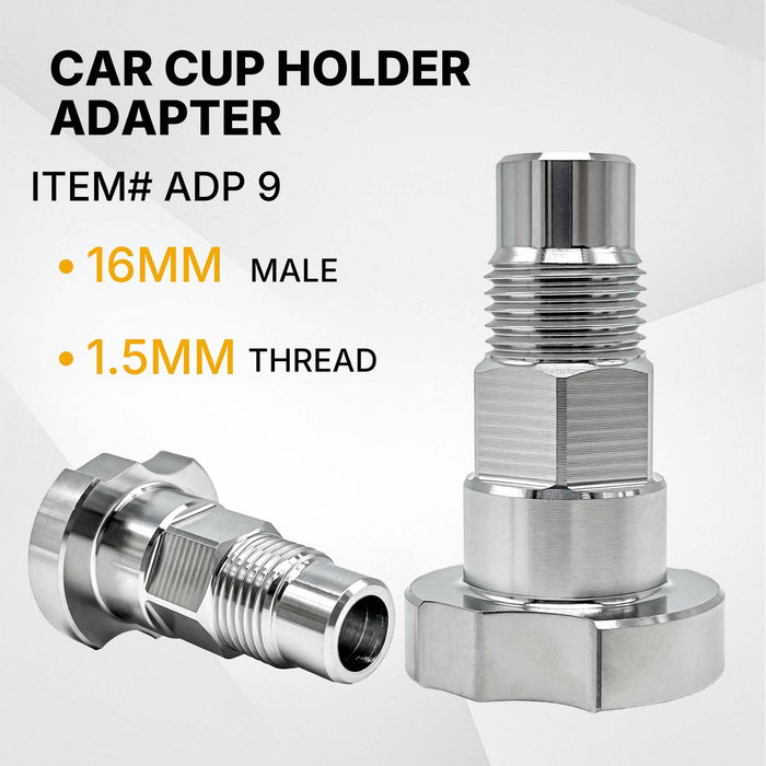 LAUCO Spray Gun Paint System Stainless Steel Adapter (9) (Aftermarket) Compatible with 1.0 System Only and The Disposable Spray Gun Cup Liners and Lid System
