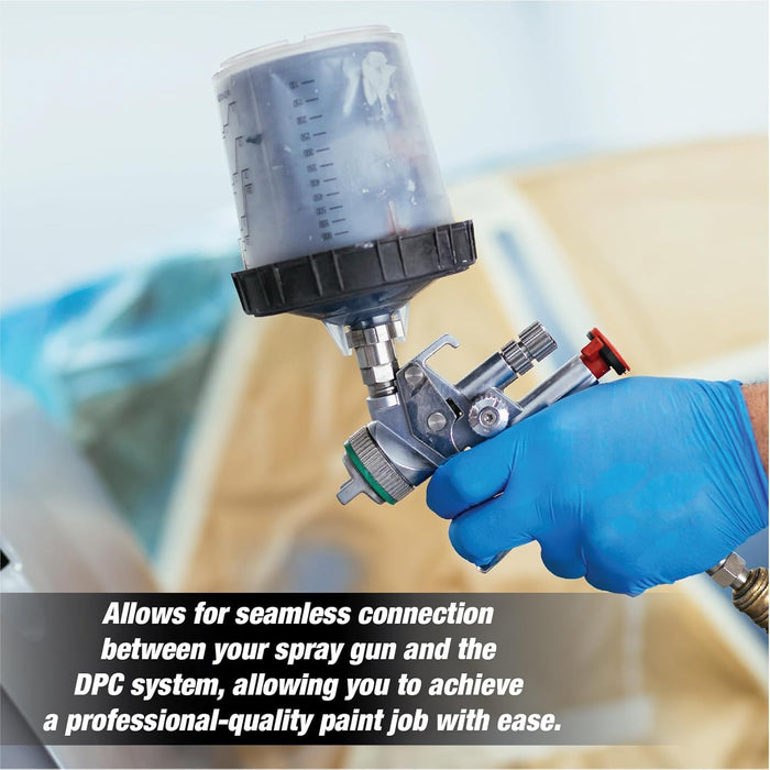 Spray Gun Paint System Adapter (11) 16018 (Aftermarket) Compatible with 1.0 System Only and the Disposable Spray Gun Cup Liners and Lid System