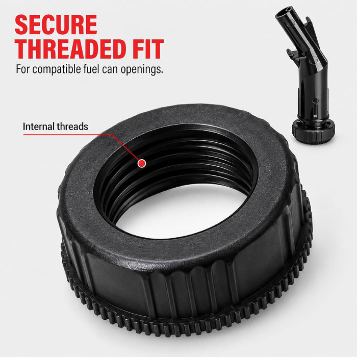 Gas Can Spout Replacement 3-Piece, Fuel Can Nozzle Kit