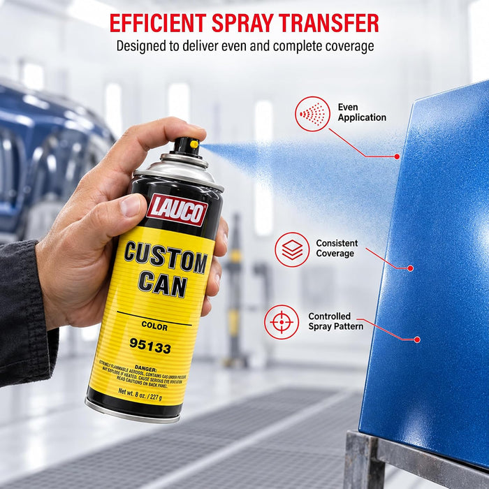 LAUCO Pre-Charged Custom Fill Aerosol – 8 oz (Single Can) – Universal Solvent Blend for Refillable Spray Applications 95133