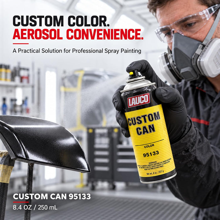 LAUCO Pre-Charged Custom Fill Aerosol – 8 oz (Single Can) – Universal Solvent Blend for Refillable Spray Applications 95133