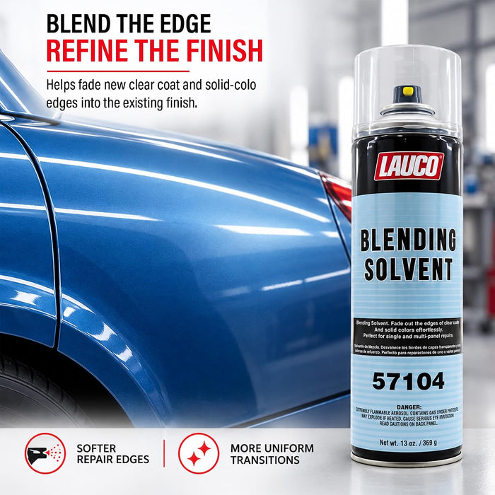 LAUCO Blending Solvent 13 Oz Aerosol Spray Can - Pack of 2 - Perfect for Single and Multi-Panel Repair (57104)