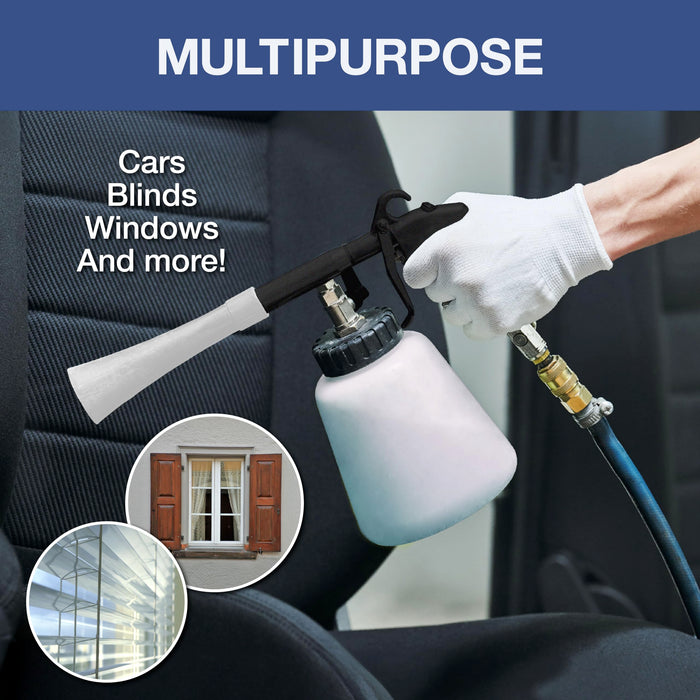 LAUCO Tornado High Pressure Air Gun Kit, Tornado Car Cleaning Gun, Tornado Air Gun for Detailing, Auto Detailing Tornado, High Pressure Tornado Air Hose Nozzle, Detailing Tornado Gun, Detailing Tools
