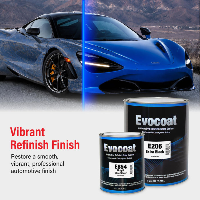 LAUCO Evocoat 1K Base Coat E852 Medium Orange Silver QT, (Compatible With PC-1852 1:1 Mix Ratio)