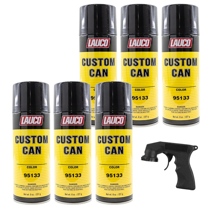 LAUCO Pre-Charged Custom Fill Aerosol – 8 oz (6-Pack) – Universal Solvent Blend for Automotive or Industrial Use 95133