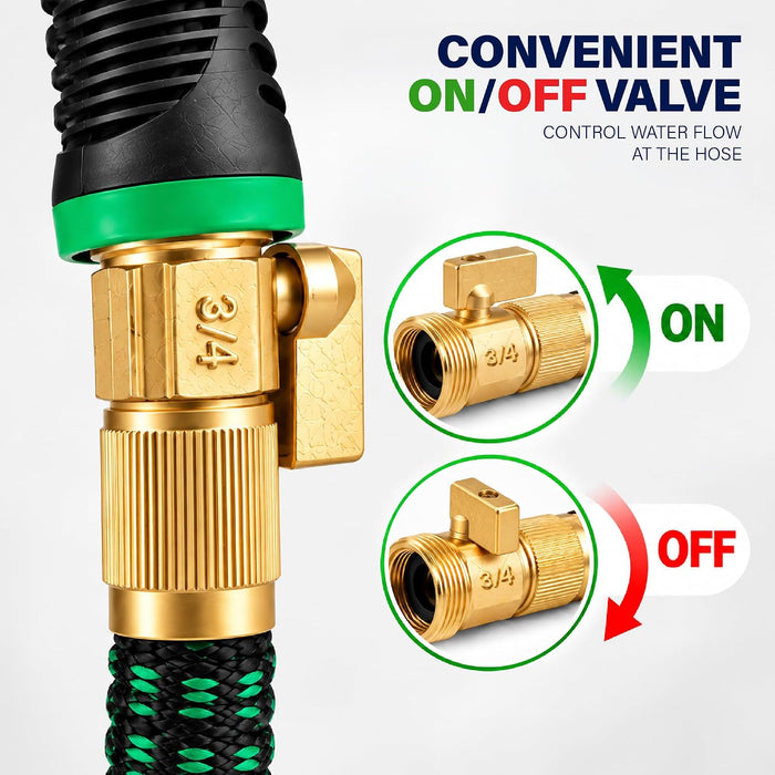Garden Hose Expanding 50 FT, 10-Pattern Nozzle, Flexible Water Hose