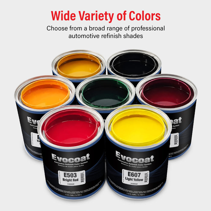 LAUCO Evocoat 1K Base Coat E502 Brick Red QT, (Compatible With PC-1502 1:1 Mix Ratio)