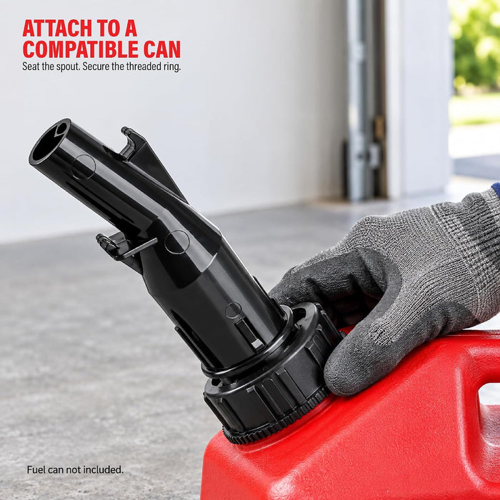 Gas Can Spout Replacement 3-Piece, Fuel Can Nozzle Kit