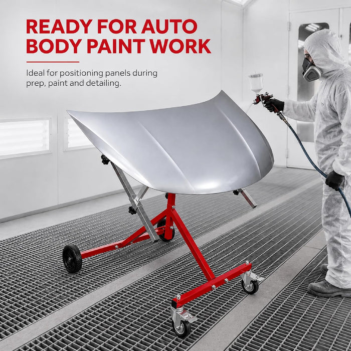 LAUCO Multifunction Paint Stand, Automotive Paint Stand, Body Panel Stand, Door Stands for Painting, Paint Stands Auto Body, Auto Body Repair Tools Adjustable Paint Stand (180° Rotating)- 19531